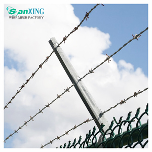 Malla de Alambre de Púas Galvanizado en Caliente, Alambre de Seguridad para Cercas, Rollo de Alambre para Protección de Límites - Product Image 3