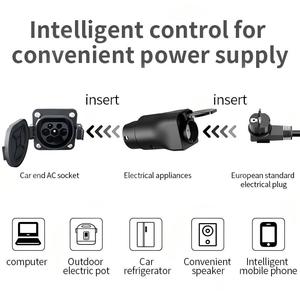 Adaptateur Schuko Premium V2L Type 2 vers <span class=keywords><strong>prise</strong></span> EU, étanche IP67, pour kit de décharge d'énergie d'urgence pour camping extérieur et véhicules électriques - Product Image 4