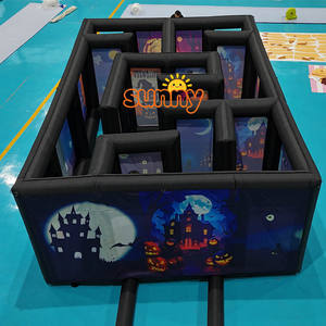 Nuevo Diseño Laberinto Inflable de Casa Embrujada para Halloween, Juego Deportivo Popular para Carnaval y Granja, Laberinto Inflable de <span class=keywords><strong>Escape</strong></span> de Maíz - Product Image 3