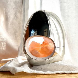 Großer LED-Eier diffusor Luftbe feuchter Kristalls tein Himalaya-Salz lampe mit 1 Jahr Garantie Elektrisch Wasserlos für Home Hotel - Product Image 1