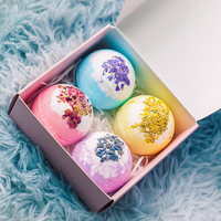 Coffret Cadeau de Bombes de Bain Effervescentes Artisanales de Luxe à Marque Blanche – Naturelles, Véganes et Relaxantes