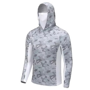 Chemise de pêche décontractée pour homme, nouvelle conception personnalisée, impression, protection UV, légère, coupe-vent, t-shirt de pêche - Product Image 1