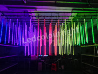 Décoration de scène rvb effet 3d 360 pixels changement de couleur DMX SPI Led Tube WIFI APP contrôle éclairages