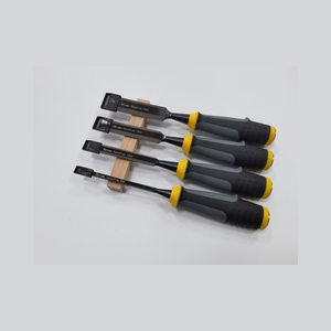 4 طلاء أسود عالي الجودة بشعار مخصص نحت الخشب المسطح ، فولاذ عالي الجودة من الكروم والفاناديوم - Product Image 1