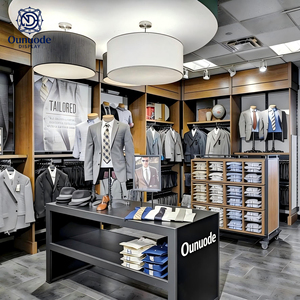 Exhibidor Resistente para Ropa y Accesorios |   Estanterías <span class=keywords><strong>de</strong></span> Pared + Mueble <span class=keywords><strong>de</strong></span> Exhibición Tipo Isla |   Solución Personalizada para Equipamiento <span class=keywords><strong>de</strong></span> Tiendas - Product Image 1