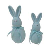 Ostern glasierte Moos Kaninchen dekorative Garten Ornament und Home Geschenk künstliche Hase dekorative Garten Dekorationen