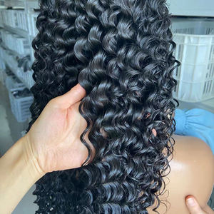 วิกผมแท้ติดลูกไม้สำหรับผู้หญิงผิวดำ,วิกด้านหน้าเป็นลูกไม้บ๊อบแบบ Full HD โปร่งใส - Product Image 2