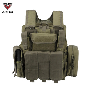 Chaleco Táctico de Liberación Rápida de Nylon 1000D Verde Ranger Directo de Fábrica con Bolsillo para Cargadores para Entrenamiento al Aire Libre - Product Image 1