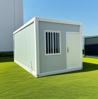 Maison préfabriquée modulaire en conteneur, design plat pré-assemblé pour bureaux, centres commerciaux, parcs, cuisines, maison en conteneur en acier