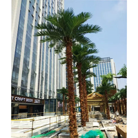 Pohon Palem Buatan 5 Meter Pohon Kurma Buatan Guangzhou Pasokan Pabrik Berkualitas Tinggi Pohon Palem Buatan