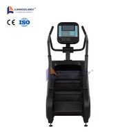 Équipement de gym certifié CE ISO, machines cardio, écran LCD, simulateur d'escalade électrique pour club de fitness