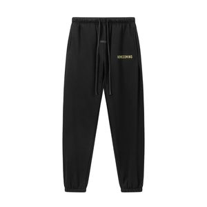 New men's autumn/winter thin fleece trendy versatile high-street casual FOG loose-fitting <b>trousers</b> - Product Image 2