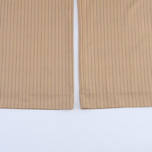 ZATRHMBM primavera e autunno 2025 <span class=keywords><strong>donna</strong></span> nuova moda <span class=keywords><strong>pantaloni</strong></span> a pieghe a righe stile retrò con tasca laterale a vita alta <span class=keywords><strong>pantaloni</strong></span> da <span class=keywords><strong>donna</strong></span> - Product Image 6