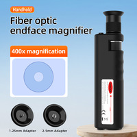 Microscope optique portable 400x pour inspection de fibres, machine d'inspection de fibres optiques LC/SC/FC