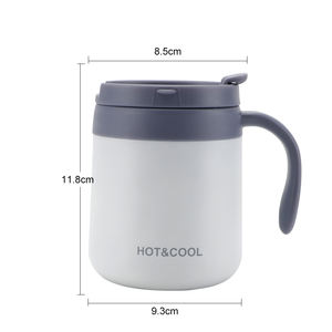 OKADI-vaso aislado de café de acero inoxidable, vaso con mango personalizado, 350ml/500ml - Product Image 4