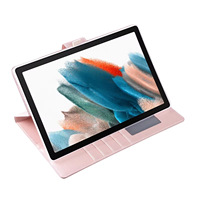 Hanman casing tablet Samsung Galaxy TAB S9FE, sarung tablet silikon mewah TAB S9, casing kulit untuk Samsung Galaxy TAB S9FE