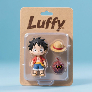 Mainan kartun Model Luffy figur PVC lucu Mini Anime Jepang desain kustom