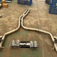 Tuyau d'échappement en acier inoxydable 304 pour Audi S6, S7, RS6, RS7, A8, S8, C7 4.0. Tuyau d'échappement, 100% soudé TIG.