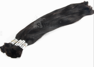 Cabello humano Remy con cutículas alineadas, cabello virgen sin trama, se puede transformar en pelucas completas y varios tipos de extensiones de cabello liso. - Product Image 6
