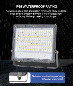 Lumière d'inondation LED extérieure étanche super lumineuse 10W-400W IP65 Lumens élevés éclairage blanc chaud pour les stades de sport PC en aluminium - Product Image 3