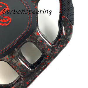 Volant de voiture en fibre de carbone personnalisé pour <span class=keywords><strong>Ram</strong></span> Off-road, compatible avec Dodge <span class=keywords><strong>Ram</strong></span> 1500 Rebel <span class=keywords><strong>HEMI</strong></span> V8, amélioration de l'intérieur sportif, ajustement OEM - Product Image 5