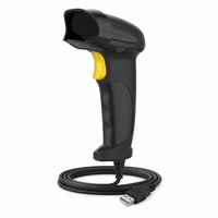 Pemindai Kode Batang 1D+2D Berkabel 640x480 CMOS USB Pembaca Kode Layar 1cm-200cm IP42 Black Trigger X-760H