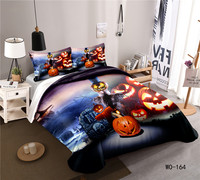 Housse de couette Halloween Ancient Planets Digital Print Single Bedding Set Housse de couette et taie d'oreiller Soft Bedding Set Luxury