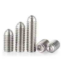 Polished 304 Stainless Steel Fastening Meter Screw Top Hexagon Socket Set Headless Lock Washer Machine M3-M10 Fasteners