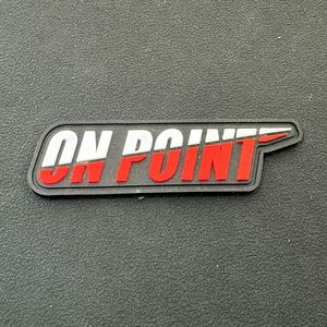 Custom Brand logo PVC Silicone Rubber Patches With Hook and Loop Backing for <b>Clothes</b> - Product Image 2