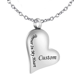 Forever in My Heart - Urn collana per ceneri ciondolo cremazione ceneri in acciaio inossidabile gioielli <span class=keywords><strong>regalo</strong></span> per papà mamma papà marito <span class=keywords><strong>moglie</strong></span> - Product Image 6