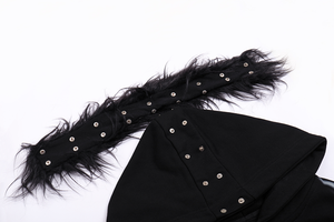 Felpa con Cappuccio Punk <span class=keywords><strong>Mohican</strong></span> Y2K Hip Hop Streetwear per Uomo - 100% Cotone Vestibilità Ampia Primavera Logo Personalizzato Stampato - Product Image 3