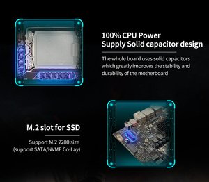 Jwipc nhà máy cung cấp cho h610i 12th/13th lga1700 i3/i5/i7 CPU <span class=keywords><strong>ITX</strong></span> mỏng H610 AIO bo mạch chủ với cổng COM - Product Image 6