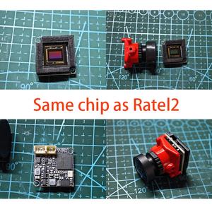 Mista Ratel FPV Mini Câmera 2000TVL 1/1.8 ''polegada Starlight HDR 2.1mm Lente 4:<span class=keywords><strong>3</strong></span> 16:9 NTSCPAL Comutável para RC Racing Drone Parte - Product Image 5