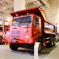 Camion benne SINOTRUK HOWO 6x4 pour l'exploitation minière en ciel ouvert, le transport de minerai et le transfert de matériaux sur courte distance
