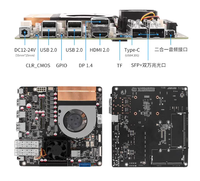 Carte mère industrielle NAS CWWK 12e génération I5-12450H U300E avec double LAN 10G et carte réseau Intel 82599 intégrée