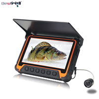 15m 7 "IPS moniteur détecteur de poisson 1000TVL 8 IR lumières DVR 8G pêche sous-marine étanche caméra sous-marine visuelle pour la pêche sur glace