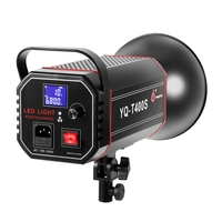 Lampe d'Éclairage LED 300W COB pour Studio Photo et Vidéo, 3200-5500K, Coque Métallique, Contrôle à Distance, Lumière Continue