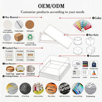 Boîte à pâtisserie pliable en carton recyclé écologique pour crêpes, brownies, avec inserts et séparateurs, quadricolore