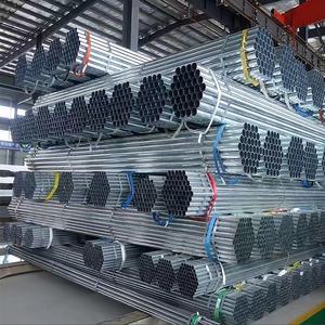 Schedule 40 8ft Andamio galvanizado Tubo redondo 2 ''-8'' Tubos de acero galvanizado para agua y fabricación de obras estructurales - Product Image 4