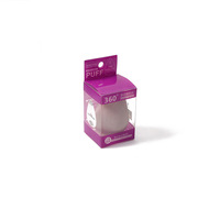 Boîte cadeau pliable en PVC transparent, recyclable, imperméable, avec gaufrage et vernissage, forme carrée, pour mariage et fête, design personnalisé