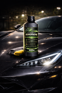 GRAPHONEX BOROPHENE Revêtement céramique pour carrosserie de voiture, pour voitures neuves et anciennes - 1000ML, protection 10 ans, finition haute brillance avec dureté 12 - Product Image 2