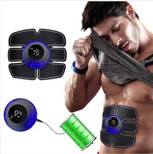 Estimulador Muscular Abdominal, Parches de Entrenamiento de Brazos ABS, Instrumento de Ejercicio Muscular, Carga USB, para Hombres, Uso en Casa - Product Image 2