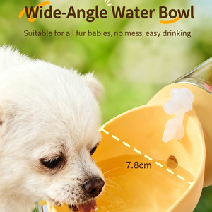 Portable <b>Dog</b> Water <b>Bottle</b> Cup - Foldable Outdoor Pet <b>Drinking</b> Dispenser - Product Image 5