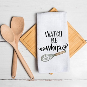 ผ้าเช็ดครัวตลก Pun, อย่าไปเบคอนหัวใจของฉันผ้าเช็ดตัวแสนประหลาดของขวัญพิธีขึ้นบ้านใหม่ - Product Image 3