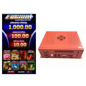 QIQU - Juego de Habilidad para Sala de Juegos con 1 Año de Garantía, Diamond Skill Games Fusion Plus Lightning Edition 8 en 1, Tablero de Juego Vertical para PC - Product Image 1