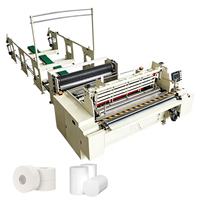 Máquina Automática para Rebobinar Papel Higiénico para Pequeñas Empresas, con Motor, Engranajes y Control PLC, en Oferta en Sudáfrica