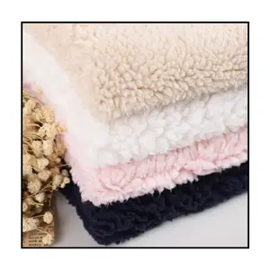 Shaoxing Factory Fashion Tela Sherpa Fleece Fabric For Blanket