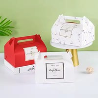 Vente en gros emballage en carton de luxe personnalisé pour mariage bento gâteau boulangerie pain boîte-cadeau d'anniversaire en carton