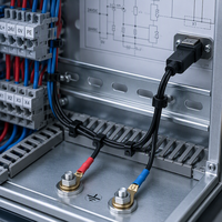 Kabel Harness Sinyal Medis Kustom OEM, Kabel Inti Tembaga PVC USB Male untuk Peralatan Pemantau Otak Sepeda Motor dan Mobil