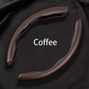 Housses de <span class=keywords><strong>volant</strong></span> sport universelles antidérapantes en <span class=keywords><strong>cuir</strong></span> à 4 branches pour voitures - Product Image 2